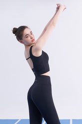 Extreme Pro Half Moon Bra Top - Gentle Black