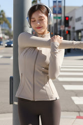 Zero Active Fit Jacket - Cotton Beige