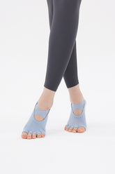 Cross Yoga Socks - Powder Blue