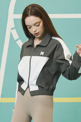 EcoTech High Color-Block Jacket - Beige