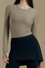 Soft Crop Top - Black