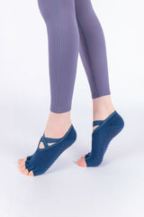 Cross Yoga Socks - Indie Pink