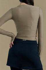 Soft Crop Top - Black