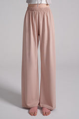 Soft Relaxed-Fit Wide-Leg Pants - Charcoal