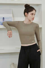 Soft Crop Top - Black