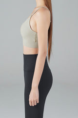 Zero Base Crop Bra Top - White