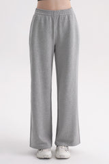 Everyday Cotton Wide Pants - Gray