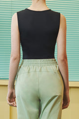 Real Fresh Crop Sleeveless Top - White