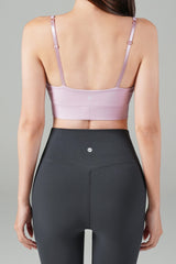 Zero Base Crop Bra Top - White