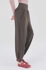 Soft-tex Joggers - Charcoal Brown