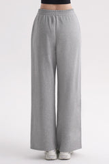 Everyday Cotton Wide Pants - Gray