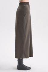 Softex Long Skirt - Charcoal Gray