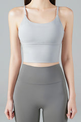 Zero Base Mid Bra Top - Dove Khaki