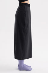 Softex Long Skirt - Charcoal Gray