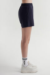 2-in-1 Training Shorts with Built-in Leggings - Navy