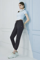 Round Crop Short Sleeve - Black