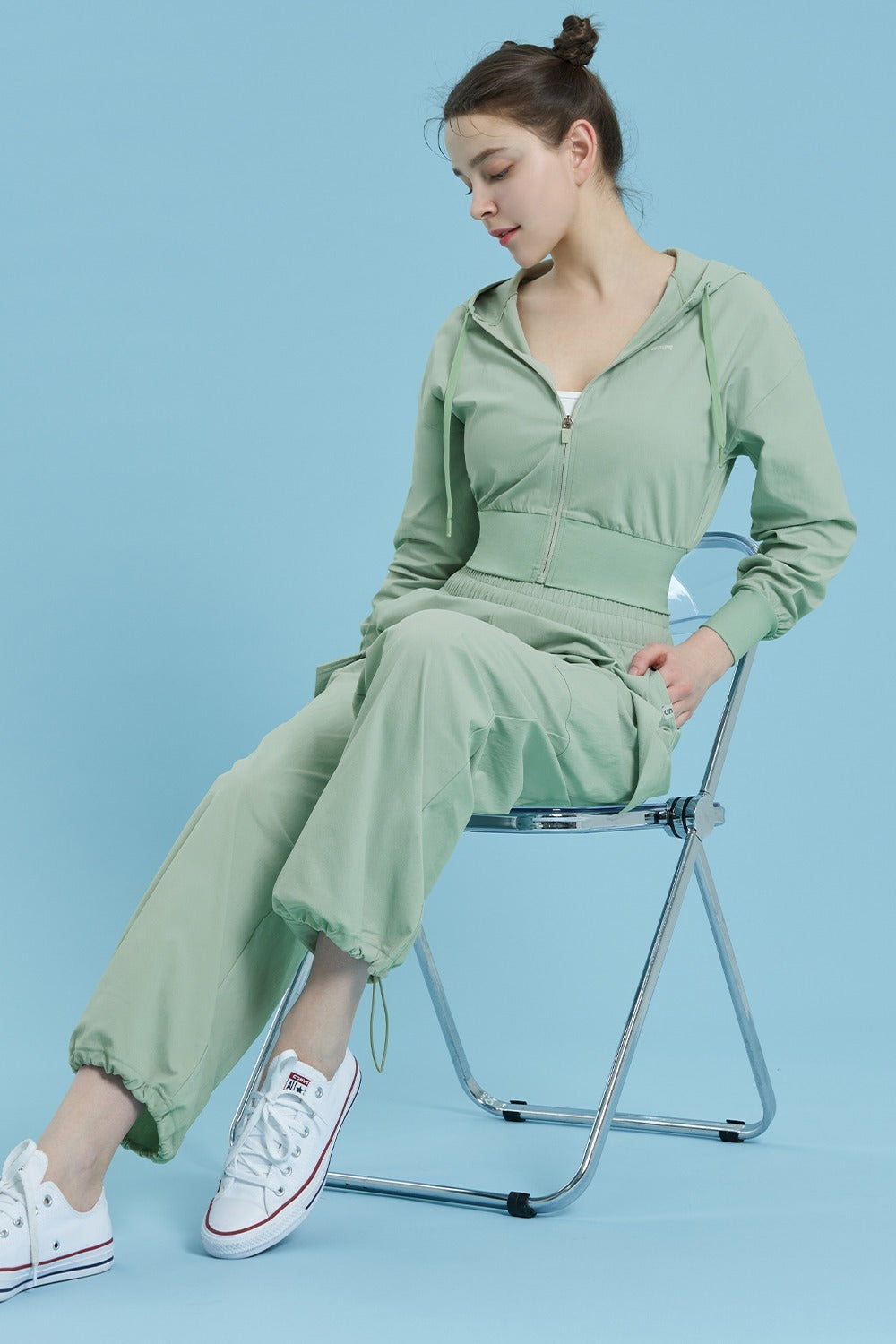 Ecotec Premium String Cargo Pants - Salt Green