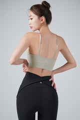 Zero Base Crop Bra Top - White