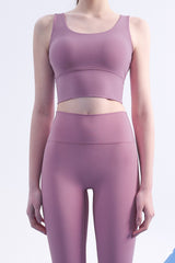 Extreme Pro Half Moon Bra Top - Cocoa Brown