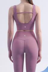 Extreme Pro Half Moon Bra Top - Cocoa Brown