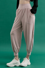 Soft-tex Joggers - Charcoal Brown