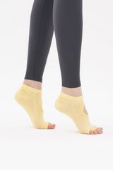 Yoga Grip Socks - Lemon
