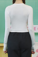 Soft Crop Top - Black