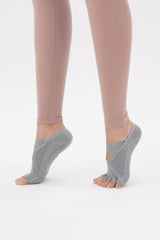 Cross Yoga Socks - Indie Pink