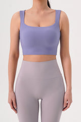 Flex Air Square Bra Top - Mud Pink