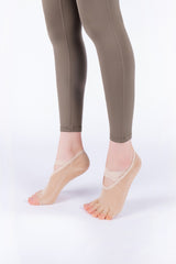 Cross Yoga Socks - Indie Pink