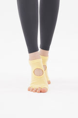 Yoga Grip Socks - Lemon